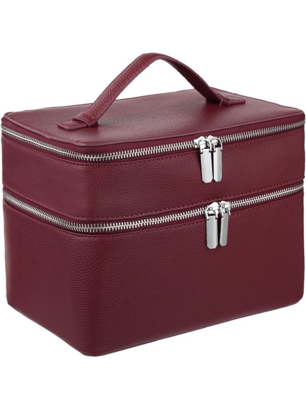 Chic Waterproof Makeup Vanity Bag - Large Capacity Cosmetic Organizer